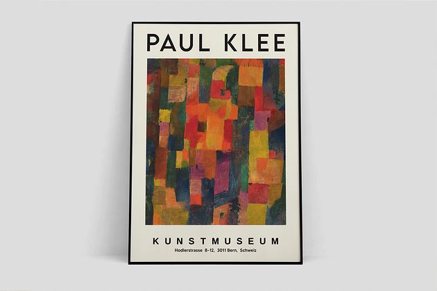 Paul Klee- plakat wystawowy Pas De LArt