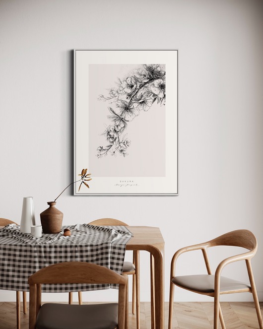 grafiki i ilustracje Sakura print
