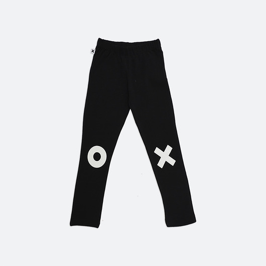 spodnie dla chłopców Kids Basic Leggins - BLACK