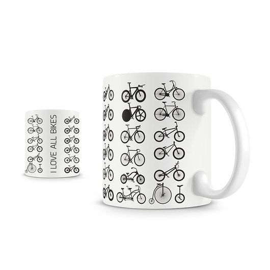 Kubek I Love All Bikes 330ml  studioixi