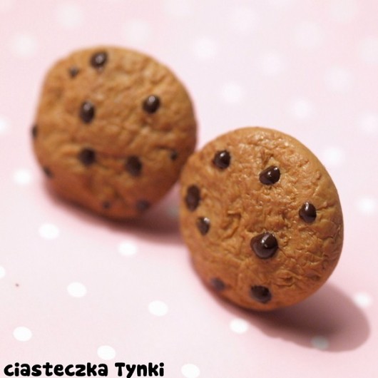 kolczyki ciasteczka ciasteczkatynki