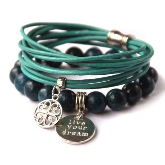 KOMPLET :: teal :: live your dream kaktusia