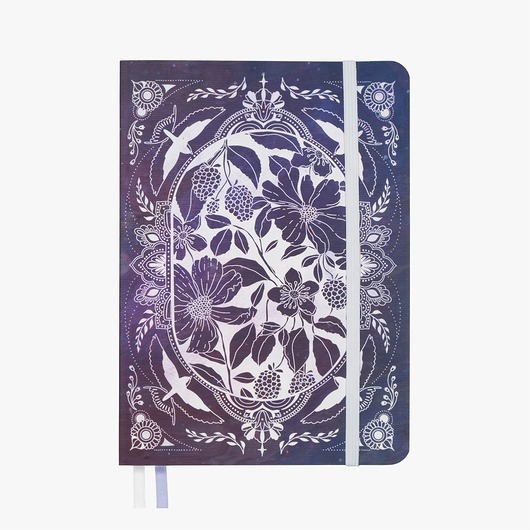 notatniki i albumy Herbarium - notatnik A5, bullet journal, planer w kropki
