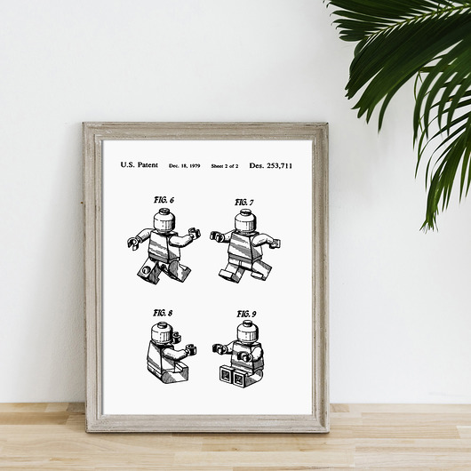 Plakat LEGO PATENT muybien