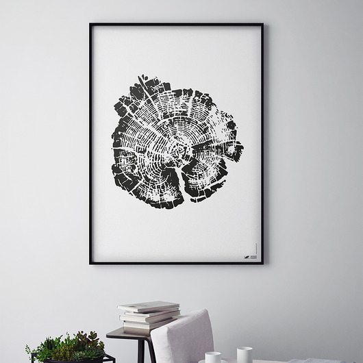 Grafika / Plakat "Oddcisk drzewa 1" 50x70 WzoryKolory