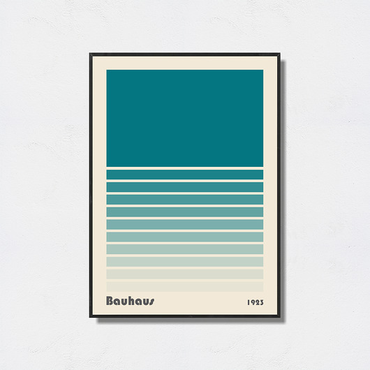 plakaty Bauhaus Art Exhibition Poster