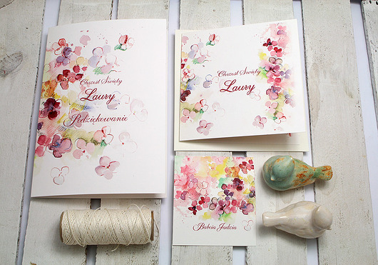zaproszenia na chrzest  - Girl Studio Mini Forma