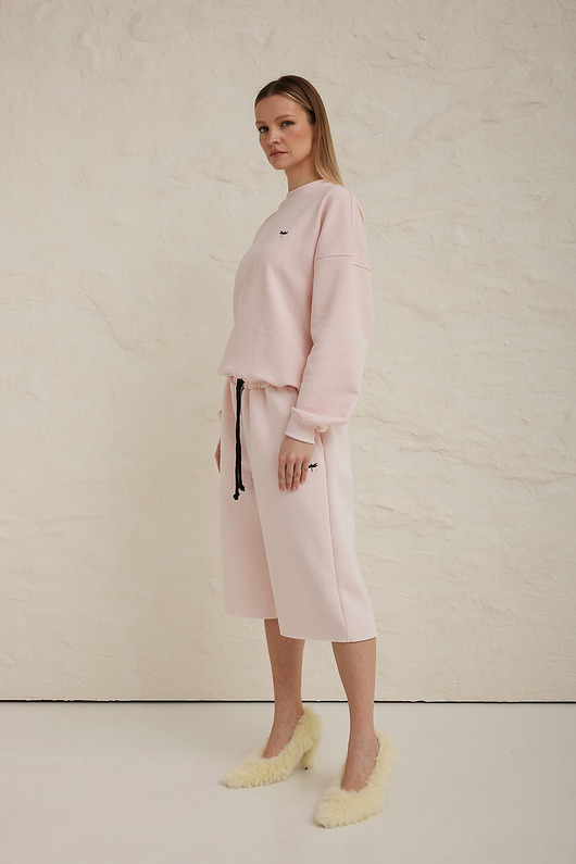 spodnie dresowe damskie Spodnie QUEENS blush