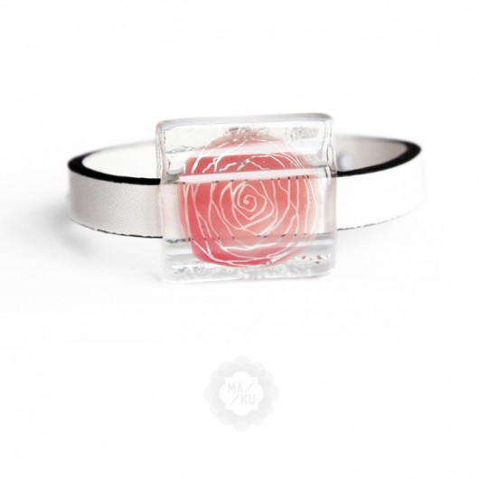 Pink Rose MAKU-pracownia szkła