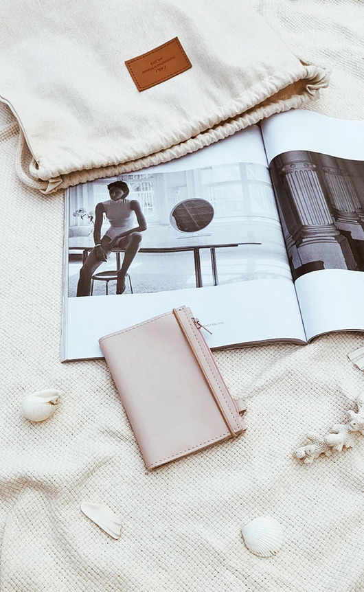 portfele damskie MINI + Powder Pink