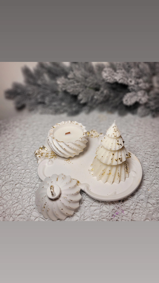 dekoracje świąteczne Zestaw dekoracyjny świec