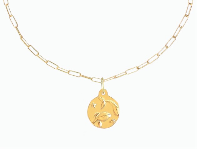 Ryby- Znak Zodiaku -Naszyjnik z Medalionem Ker Jewellery
