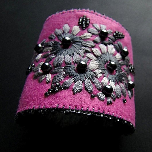 multi/róż agat handmade