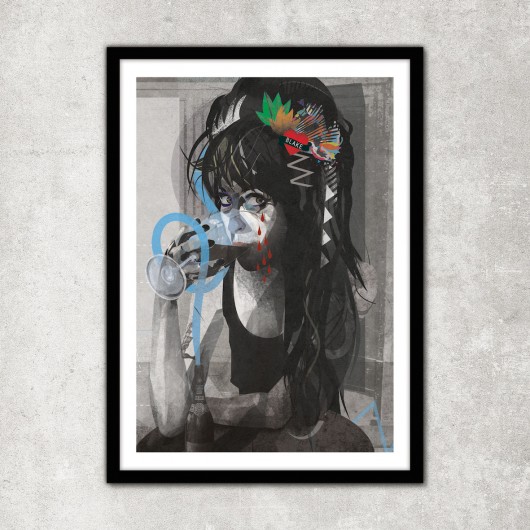 Amy Winehouse A2  Żaneta Antosik PRINTS