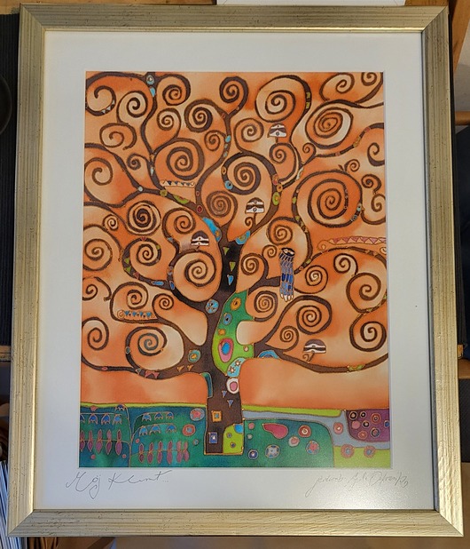 obrazy Mój Klimt, obraz na jedwabiu