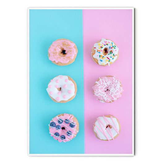 Plakat skandynawski Donuts myscandi