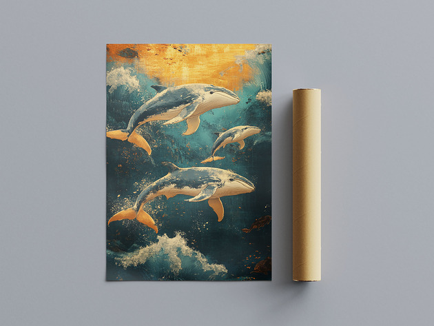 plakaty Plakat - Wodny świat