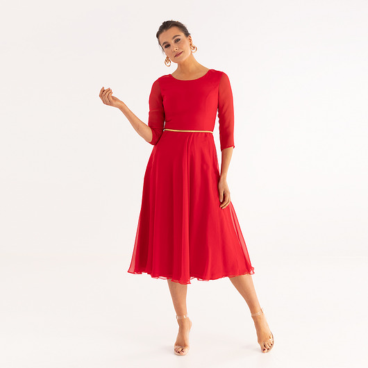 sukienki midi damskie Sukienka 18/SS/2021