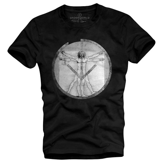 t-shirty męskie T-shirt męski UNDERWORLD Leonardo czarny