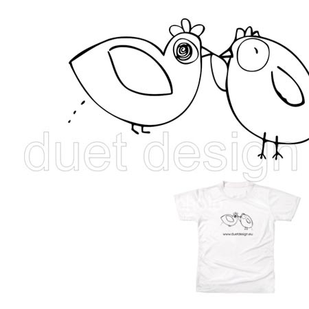 T-shirt 015 duet design Duet design