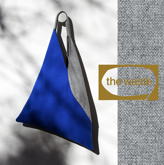 torby na ramię Asymetryczna torba SHOPPER - LAPIS LAZULI
