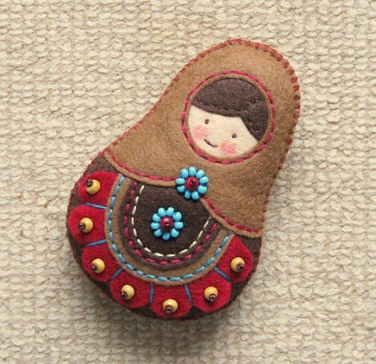 Matrioszka w stylu folk  :) AylaArt