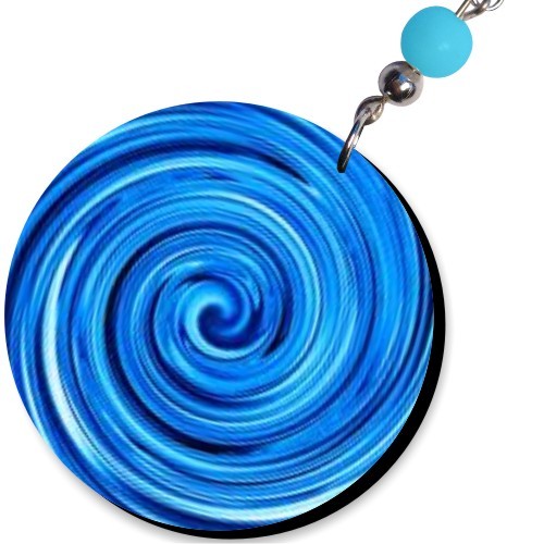 Spirale Wielki Błękit Modny Design