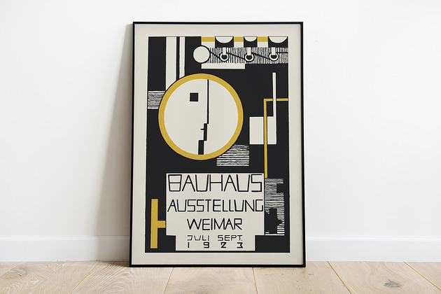 grafiki i ilustracje Bauhaus Art Exhibition-plakat