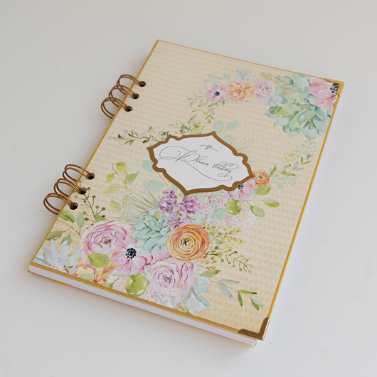 kalendarze i plannery Planer ślubny organizer planner scrap