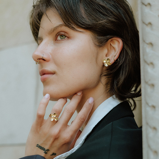 kolczyki pozłacane Kolczyki pozłacane Rukwiel