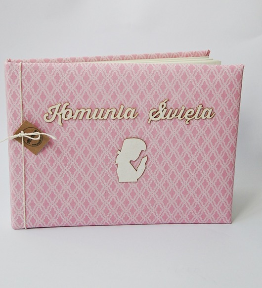 Album "Komunia Święta" dla dziewczynki 24x18 Albumy ARandHOME