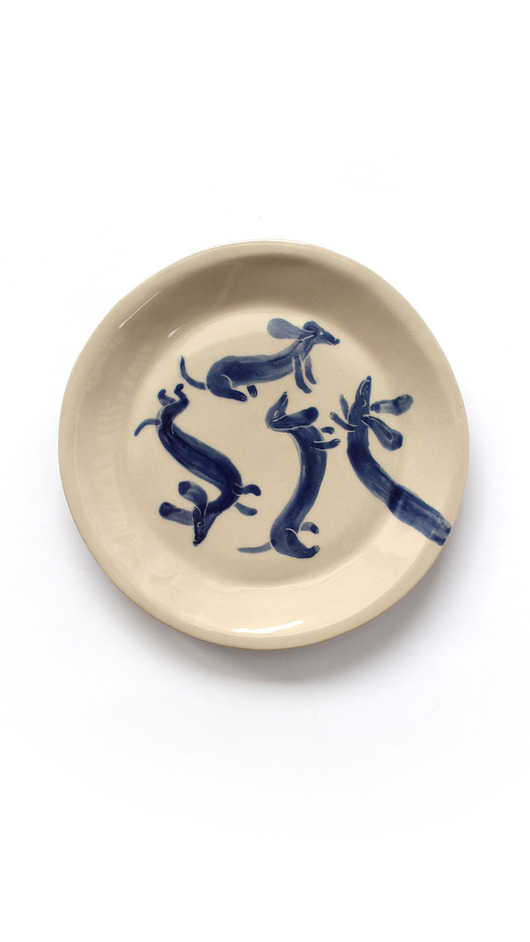 patery i talerze Talerz jamniczki kobaltowe