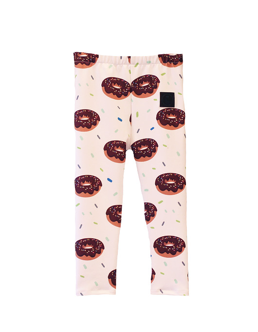Leginsy DOUGHNUT white  Little Gold King
