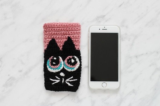 Etui na telefon - kotek sopeppermint