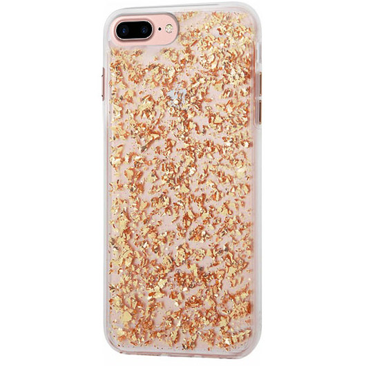 Etui case na telefon guma iPhone 5 / 6 / 7 złoty Caseline  etui na telefon
