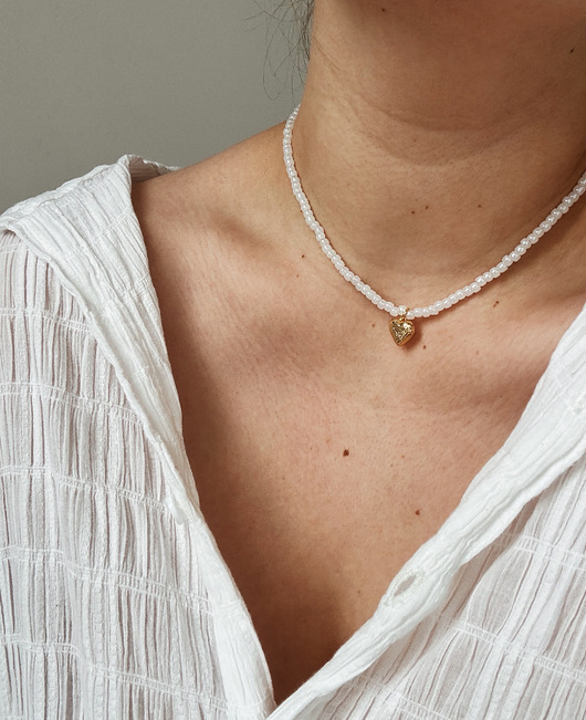 naszyjniki - inne Naszyjnik z sercem