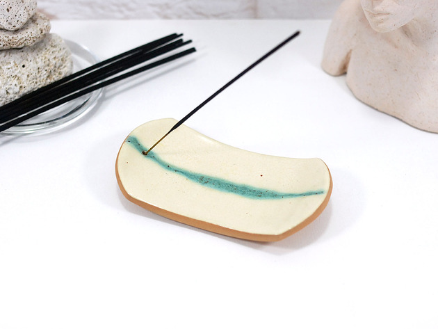 Podstawki pod kadzidełka Podstawka na kadzidełko, palo santo - rzeka
