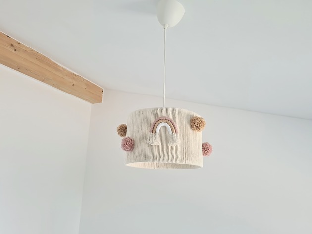 lampy do pokoju dziecka Lampa wisząca dla dziewczynki tęcze boho