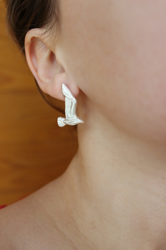 Pojedynczy kolczyk "Rozwiń skrzydła" Ker Jewellery