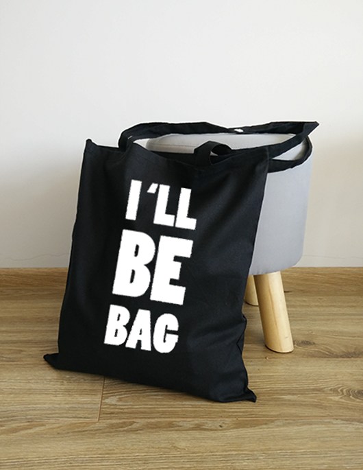 Torba ekologiczna z napisem "I'LL BE BAG" scandiposter