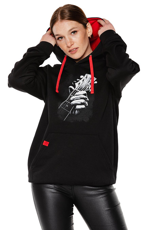 bluza z kapturem damska Bluza kangurka UNDERWORLD unisex Guitar head
