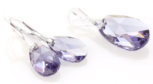 Kolczyki z kryształów Swarovski migdał mellody