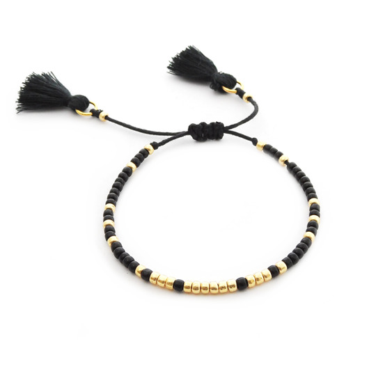 Bransoletka MINIMAL - Simple Black Ilovehandmade