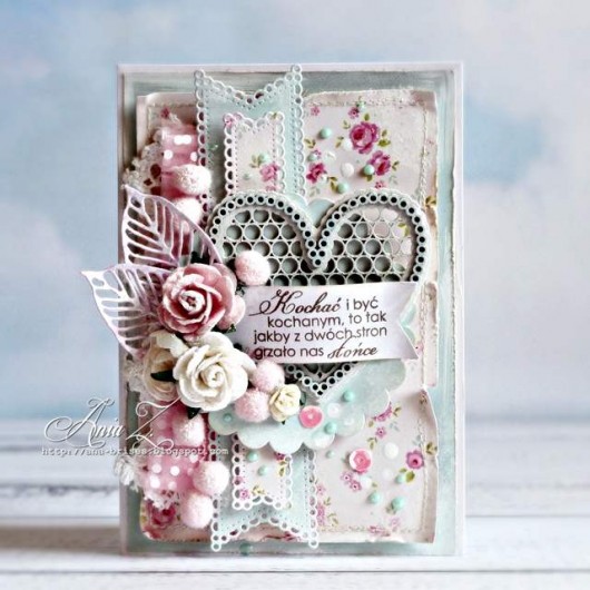 kartki scrapbooking Kartka dla ukochanej osoby