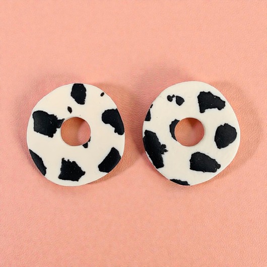 kolczyki z masy plastycznej Kolczyki Wilma