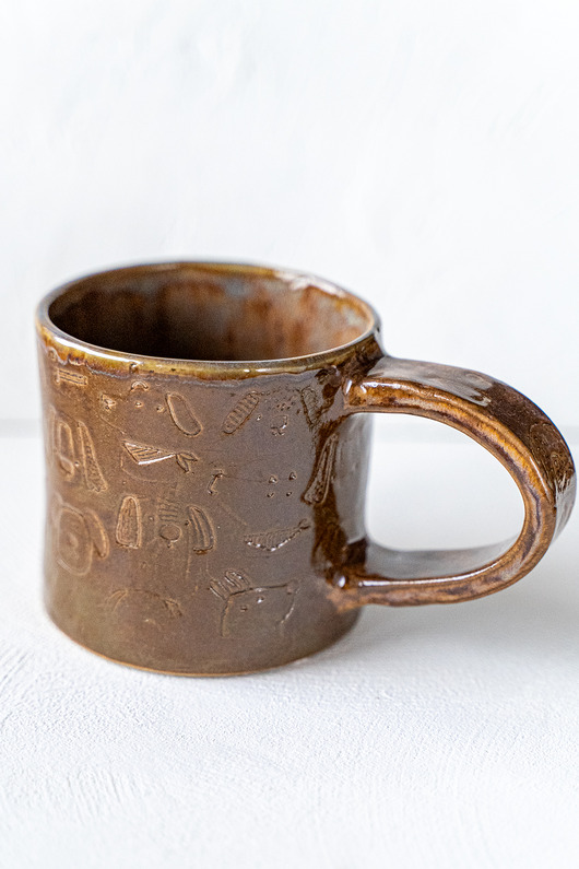 kubki Kubek z uchem PIESKI