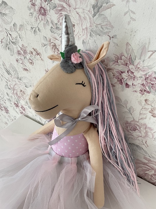 misie i maskotki Rozalka maskotka jednorożec 55 cm