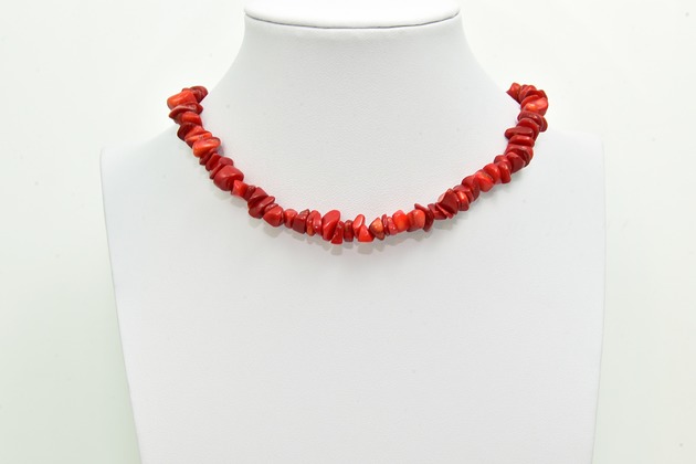 chokery Naszyjnik Choker Koral Kamień naturalny