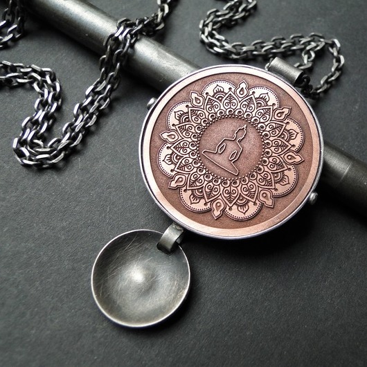 wisiory Wisior Dwustronny-Budda