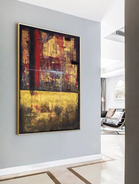obrazy Obraz na płótnie 50x70cm. Abstrakcja VII